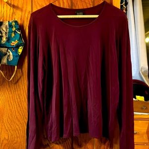 Eileen fisher petite large purple pullover
